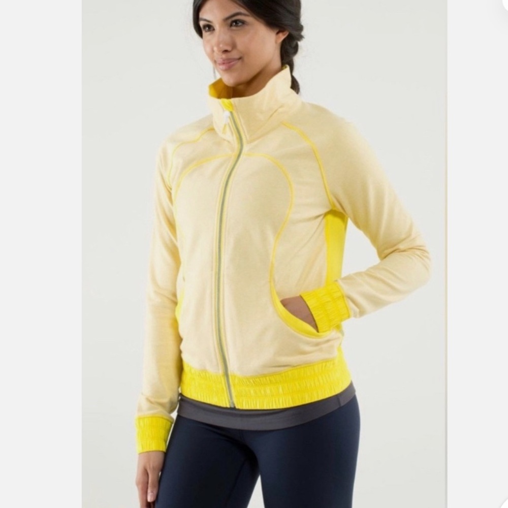 Lululemon blissed out athletic jacket in “sizzle” 2